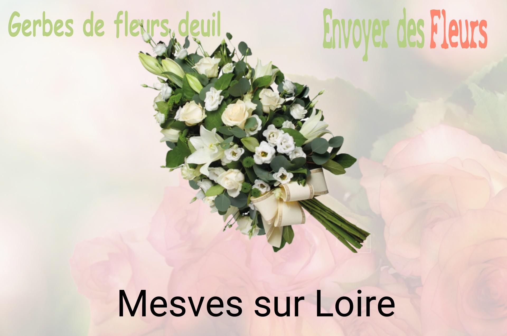 Gerbe de fleurs de deuil livrée à Mesves-sur-Loire